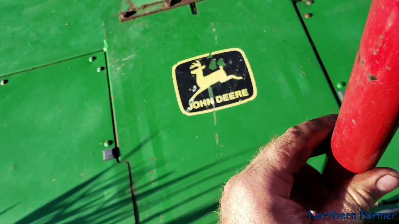 Changing Headers! John Deere 4990 Windrower