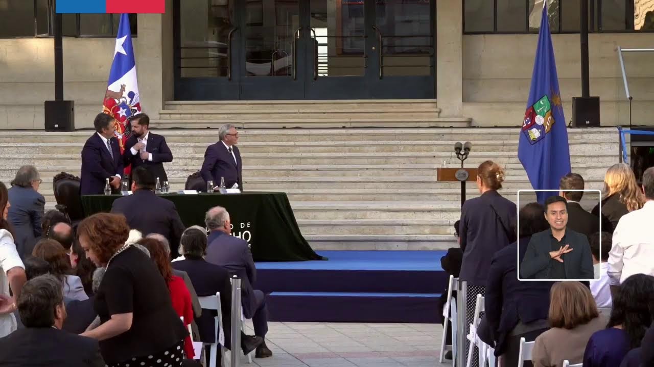 Inauguración obras de mejoramiento de la Escuela de Derecho de la Universidad de Chile