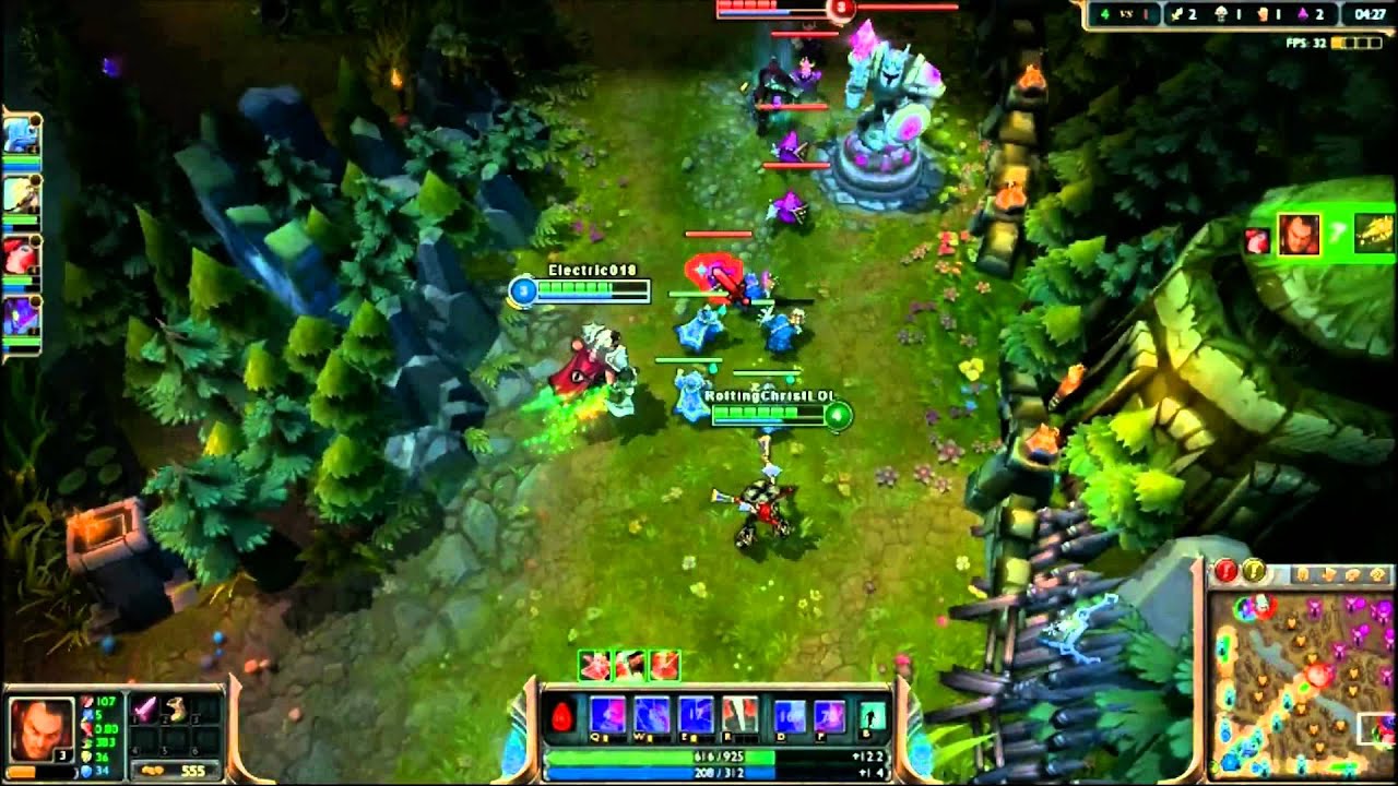 League of legends Darius gameplay(Ownage)