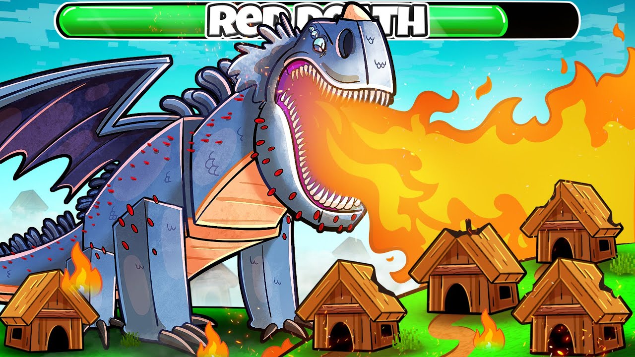RAINBOW DRAGONS vs RED DEATH BOSS! (New Update in How to Train Your Dragon)