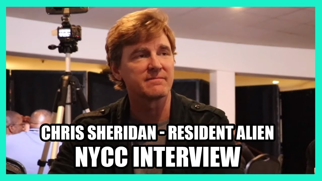 Chris Sheridan - RESIDENT ALIEN New York Comic Con Interview - NYCC 2019