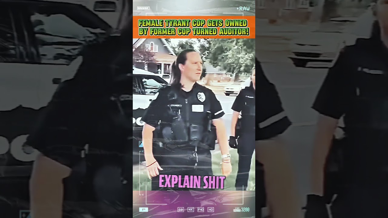 Female Tyrant Cop Gets Owned by Former Cop Turned Auditor!
