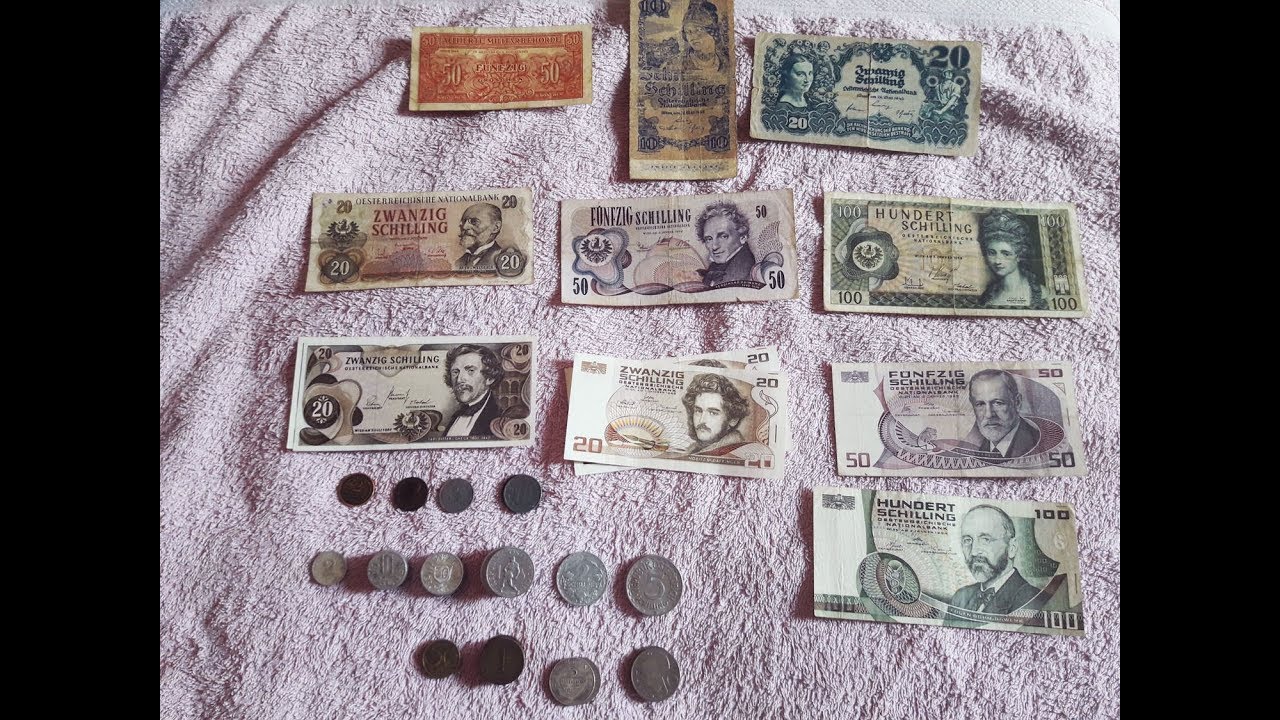 MY COLLECTION: AUSTRIA (&Ouml;sterreich schilling) Coins & Banknotes