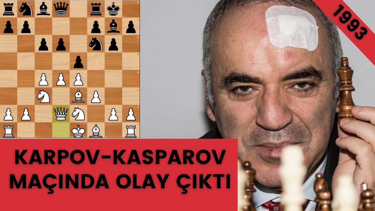 Kasparov - Karpov Maçında Olay Çıktı