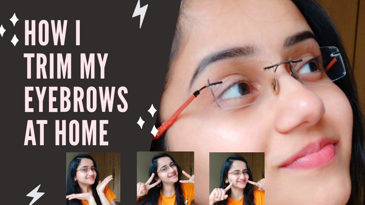 How I trim my eyebrows at home (in Telugu) | Madhuri Krishna |Voice of Vasapitta | Telugu Vlogs