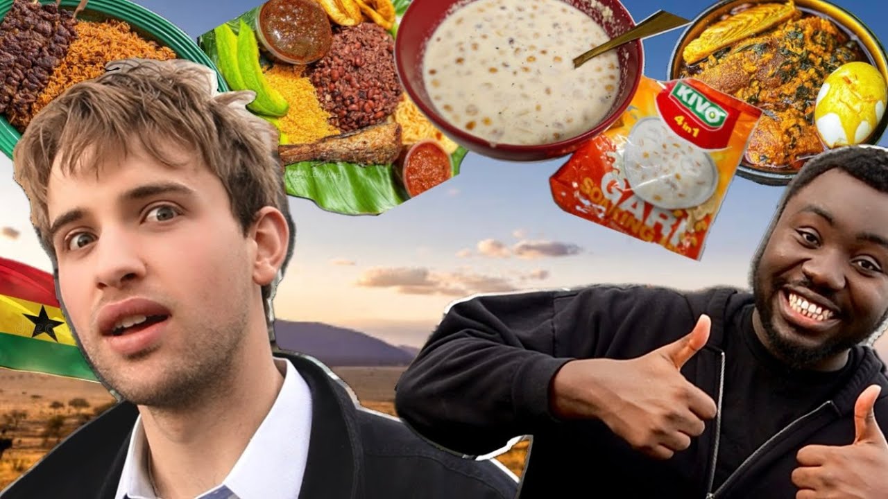WHITE BOY TRIES GHANAIAN FOOD.... (SHOCKING RESULTS!!!)