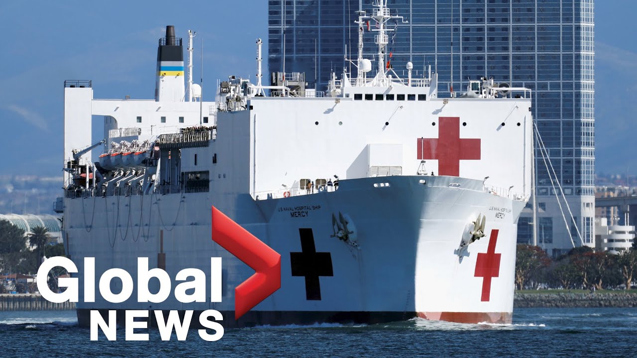 Coronavirus outbreak: U.S. hospital ship USNS Mercy arrives in Los Angeles