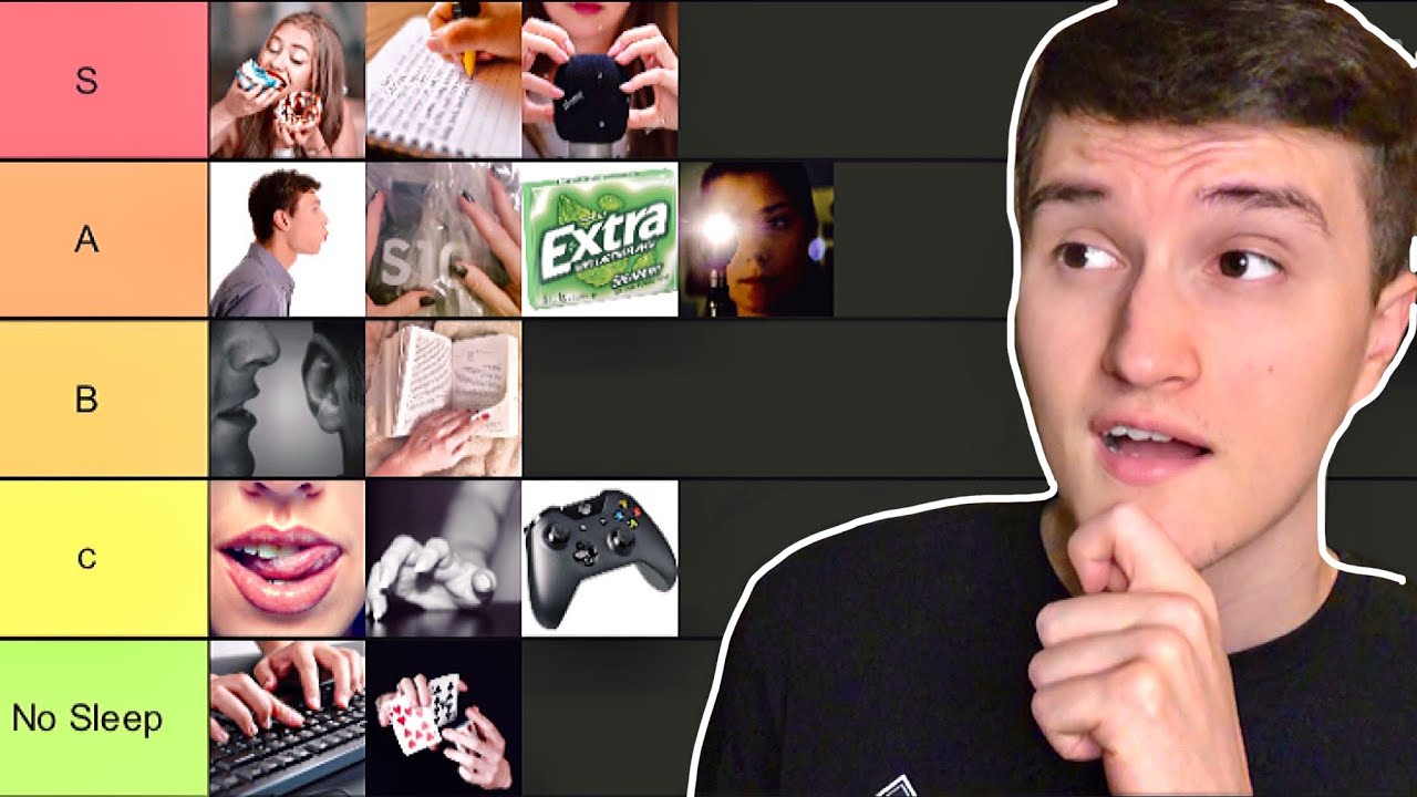 ASMR Triggers Tier List 💤 (controller sounds, mic brushing, mouth sounds, etc.)