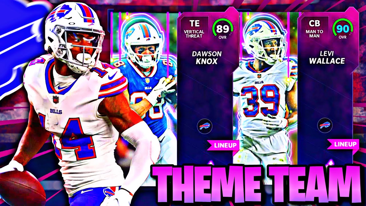BUFFALO BILLS THEME TEAM UPDATE!! FULL TEAM BREAKDOWN & GAMEPLAY!! [MADDEN 22]