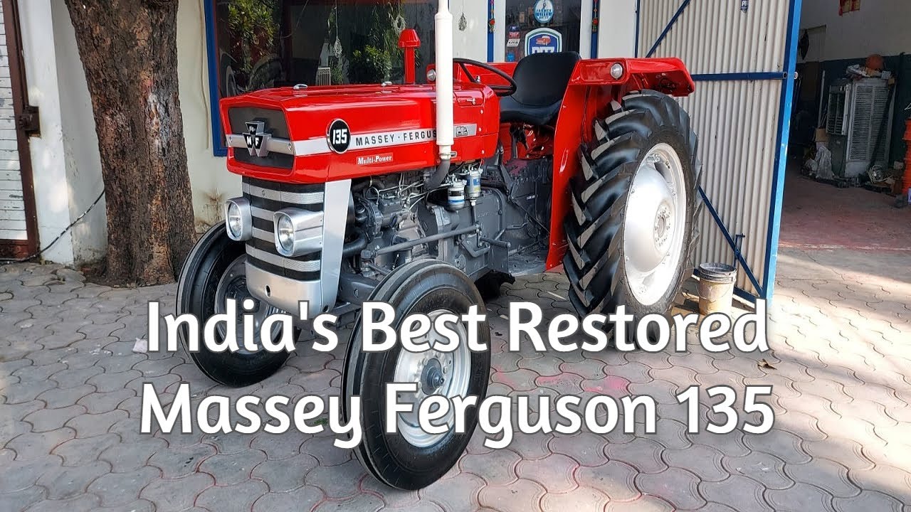 Massey Ferguson 135 Tractor || Finest Tractor Restorations In India || Moneysinghofficial