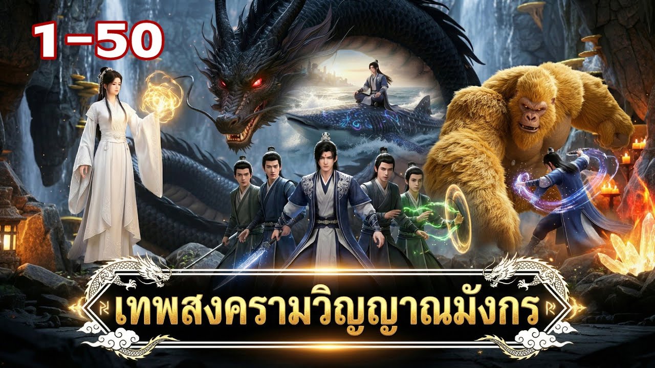 เทพสงครามวิญญาณมังกร EP.1-50 #นิยายเทพเซียน
