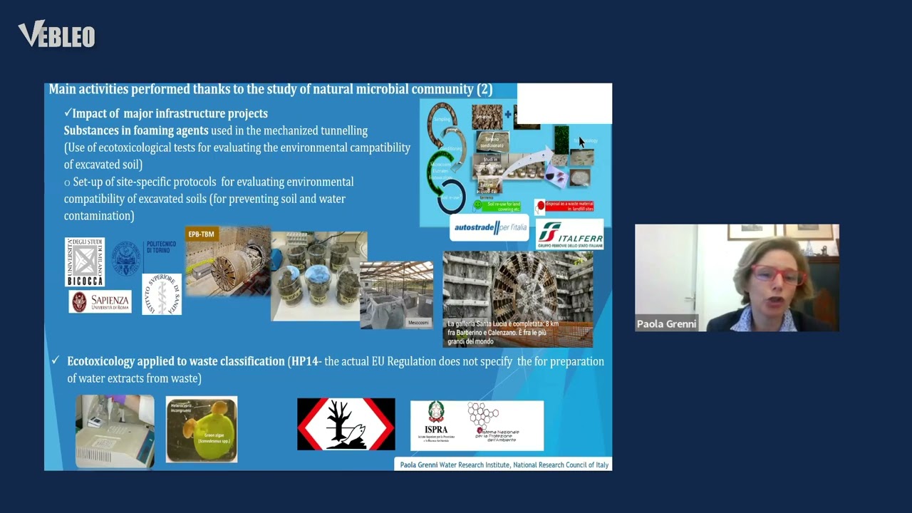 Dr. Paola Grenni | #Vebleo | National Research Council, Water Research Institute, Italy