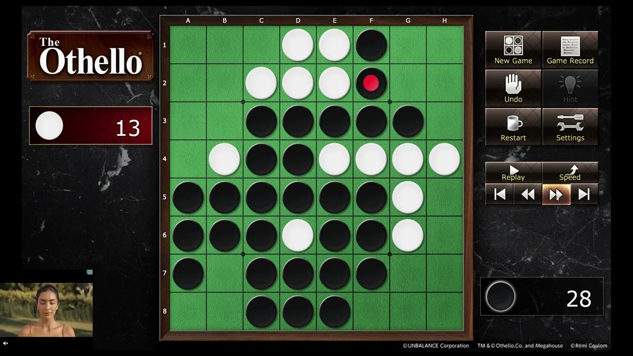 The Perfect Othello Game