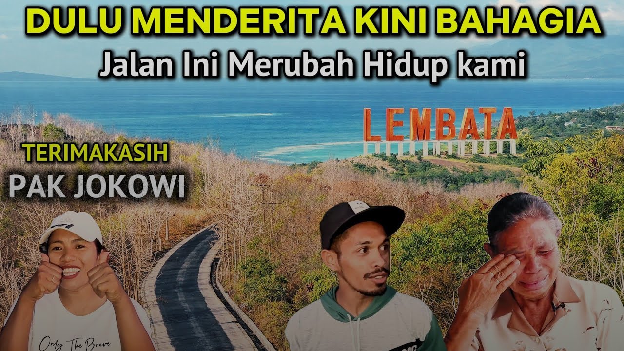 Tangis Bahagia di Lembata, NTT‼️ Jalan Jokowi Mengubah Hidup Ribuan Warga