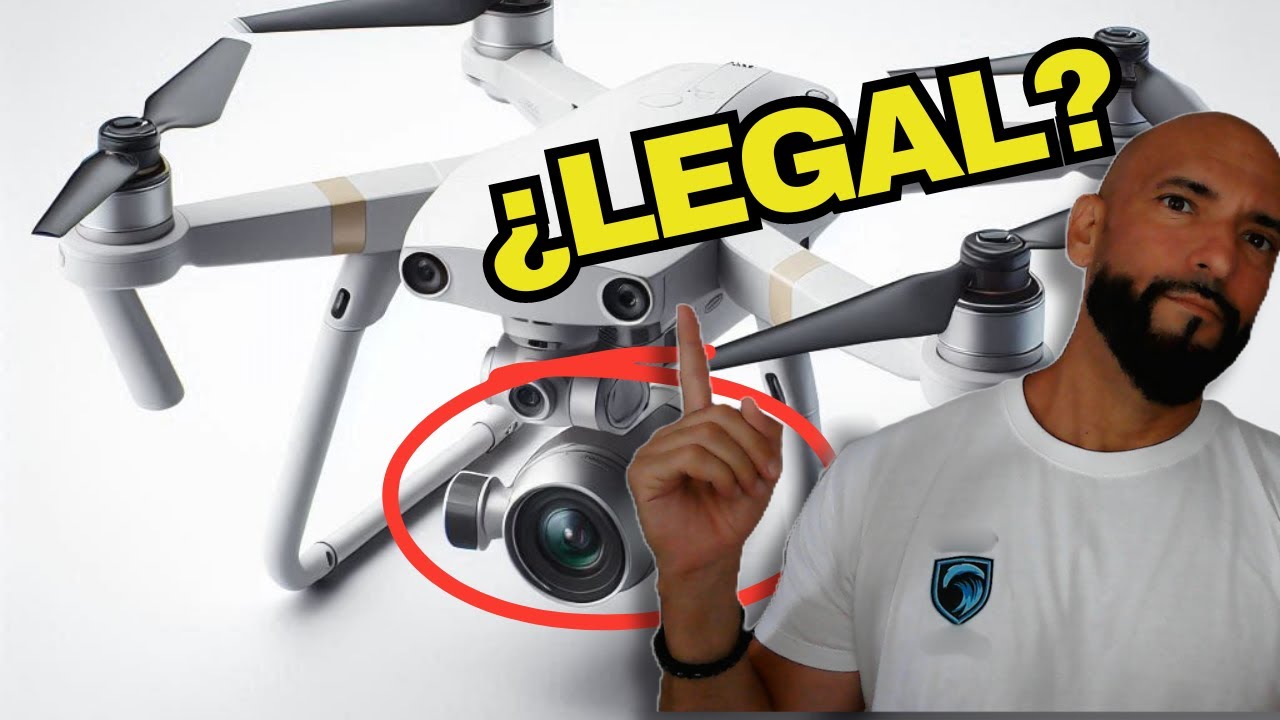 Dron con C&Aacute;MARA. Requisitos para volar o pilotar drones en Espa&ntilde;a 2025. Lo que debes SABER