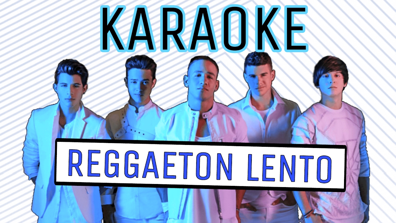 CNCO - KARAOKE - Reggaetón Lento (Bailamos)