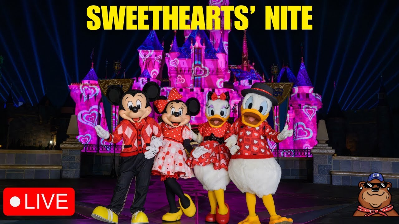 🔴 Live: Sweethearts' Nite Opening Stream at Disneyland - After Dark Event 01/22/26