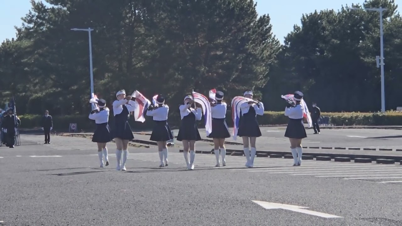 【令和8年茨城県警察視閲式】カラーガード隊演技