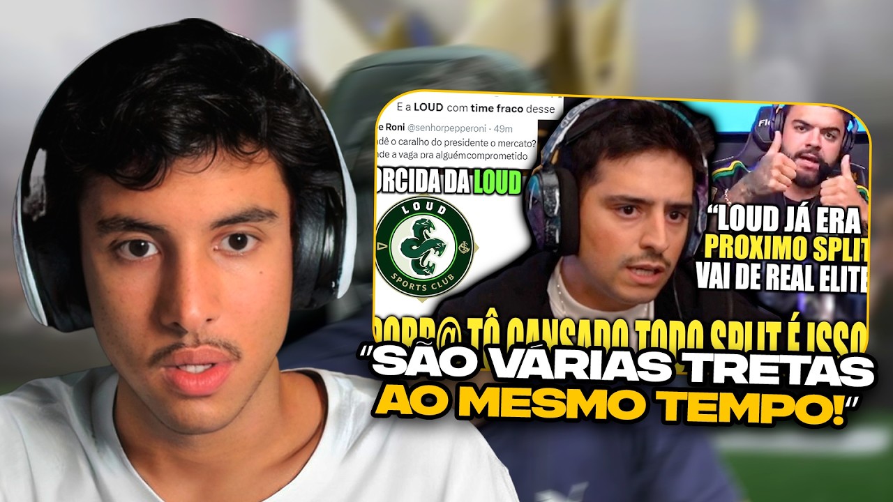RENATO REAGE: CORINGA DESABAFOU SOBRE LOUD E TRETAS NA KINS LEAGUE!