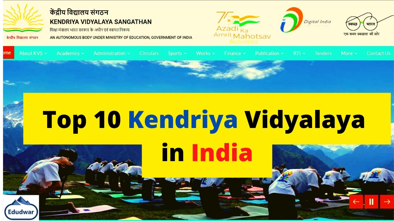 Top Ten Best Kendriya Vidyalaya (KVs) in India 2024| Top KVs with Contact info #kvs #bestkv