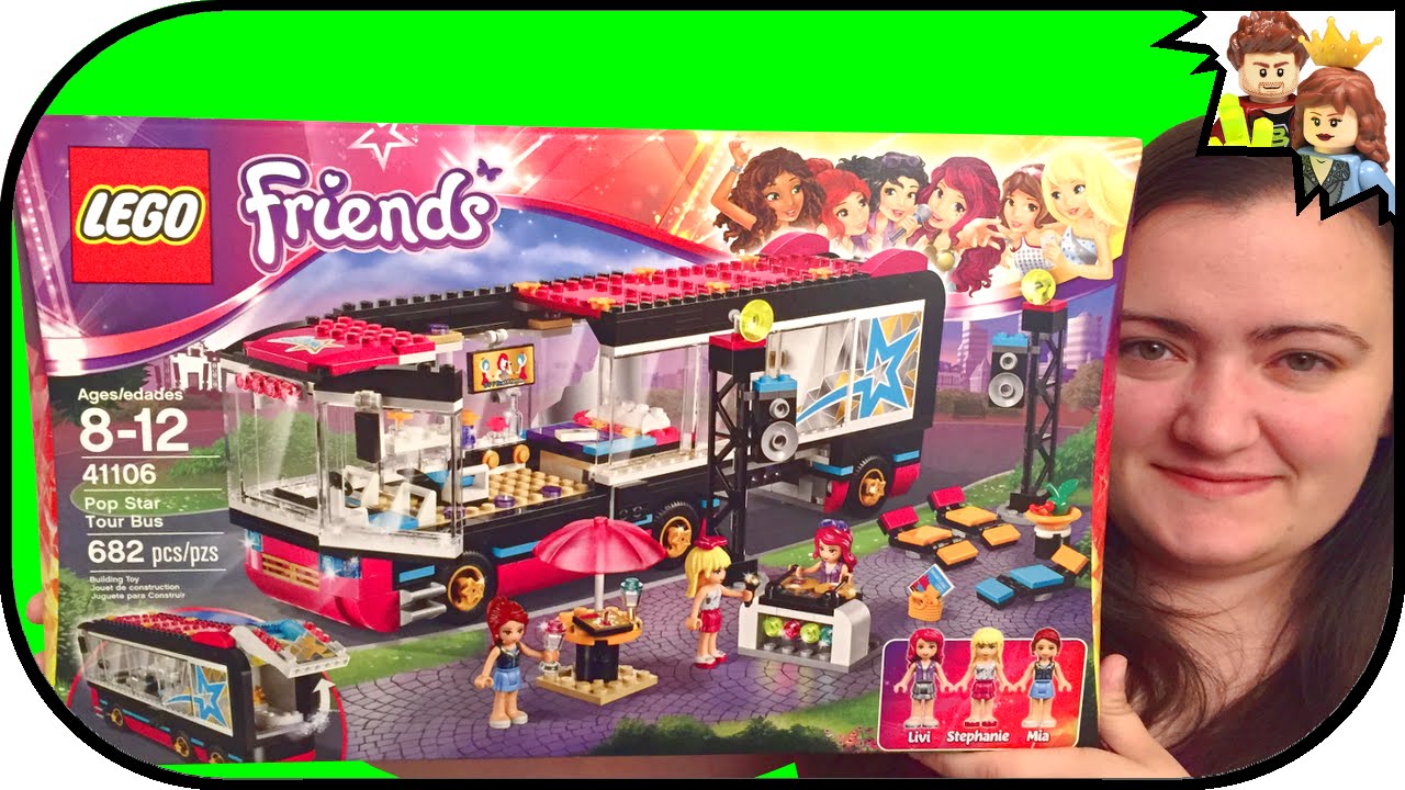 LEGO Pop Star Tour Bus 41106 Friends Review - BrickQueen