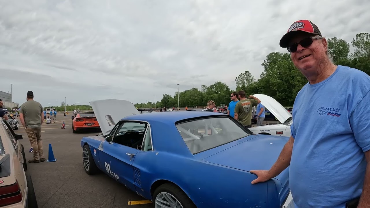 1967 Mustang CAM-T Mod Motored, Big Tired Auto-Cross Car at the Tire Rack CAM Challenge.