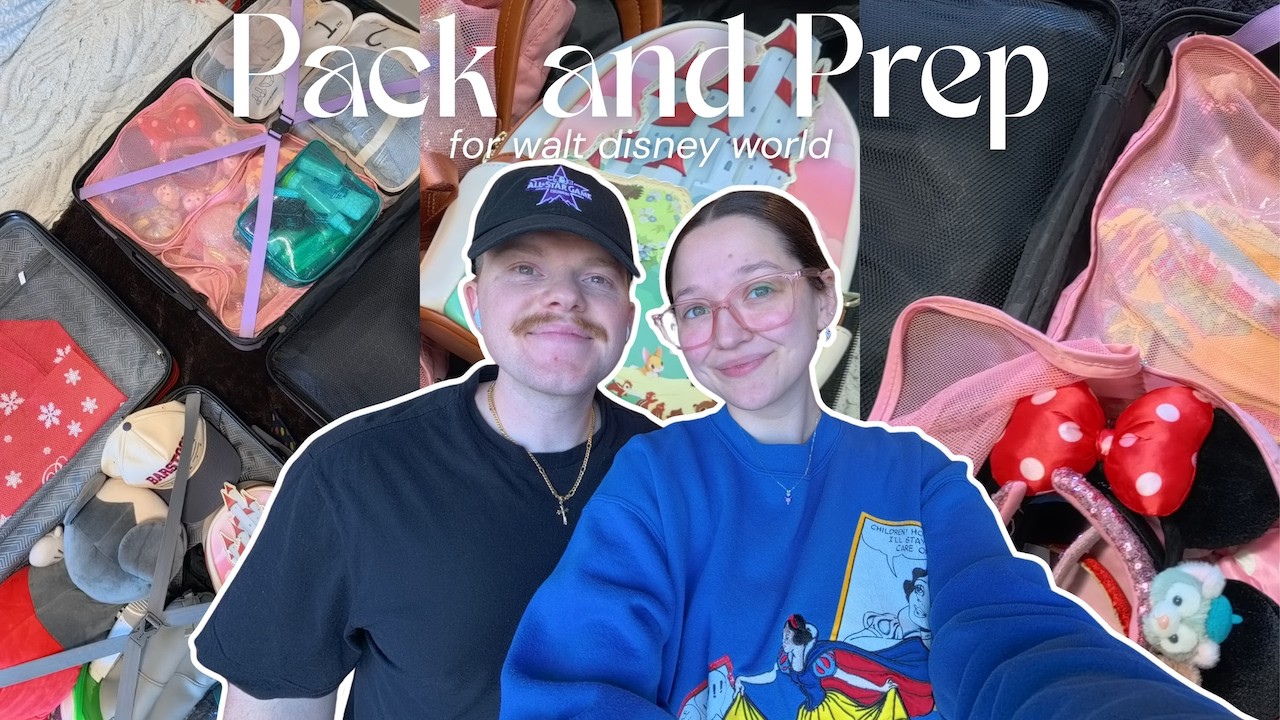 PACK AND PREP WITH ME FOR WALT DISNEY WORLD FEBRUARY 2026 🐭✨ | packing, prepping, nails & more