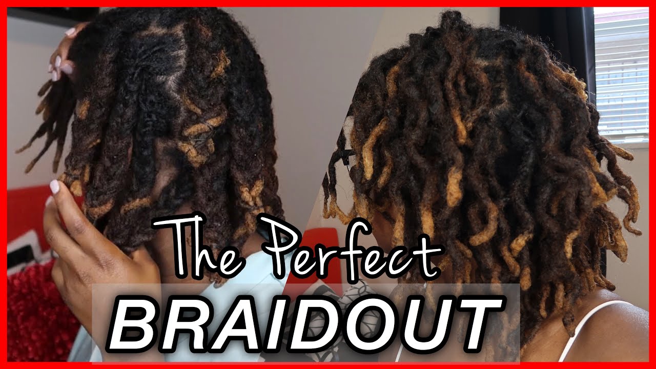 How To Do A Braid Out On Short / Medium Length Locs | #KUWC