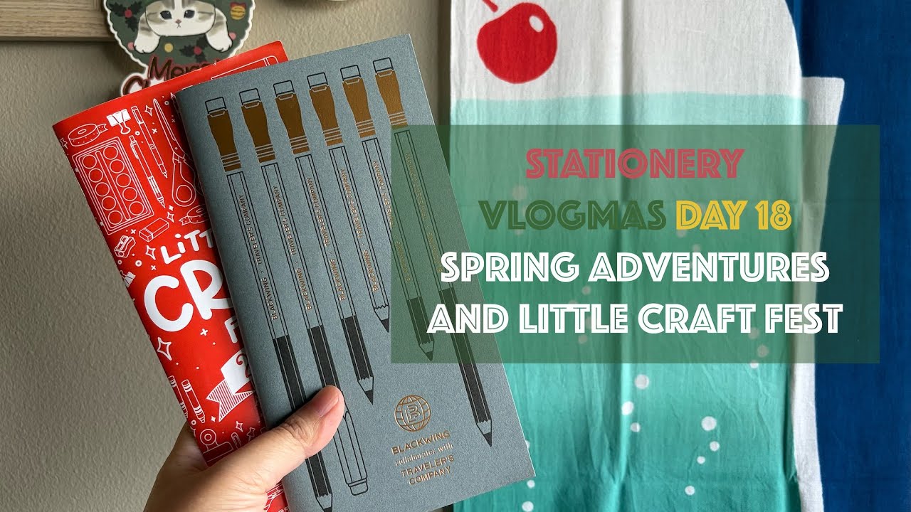 Spring adventures and LCF in my TRAVELER'S notebook 🌸 | Stationery Vlogmas Day 18
