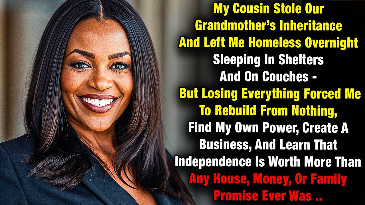 My Cousin Stole Our Grandmother’s Inheritance And Left Me Homeless Overnight Sleeping In Shelters