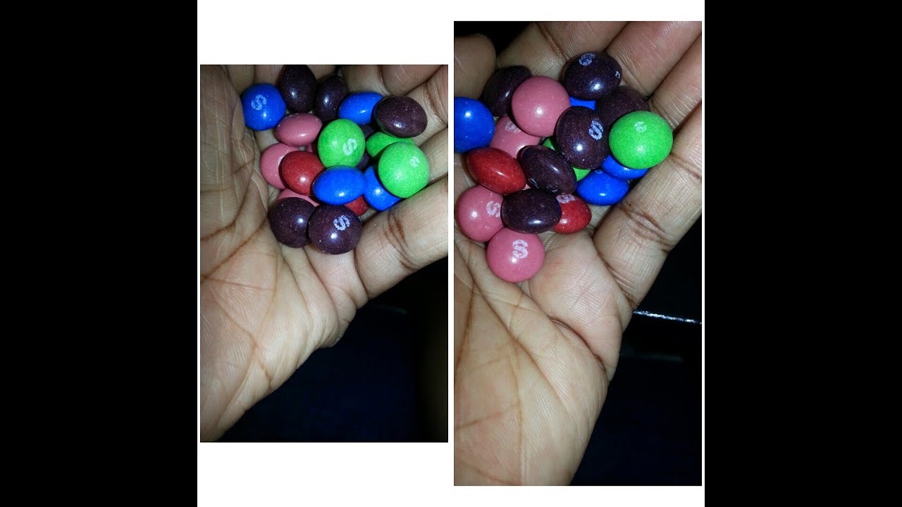 ASMR eating wild berry skittles