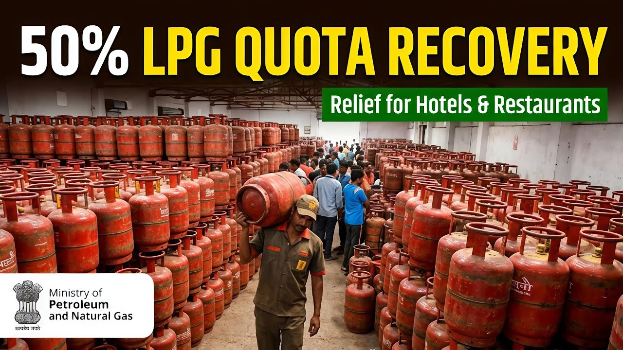Govt Hikes Commercial LPG Allocation to 50% | Major Relief for Hotels & Restaurants | March 2026