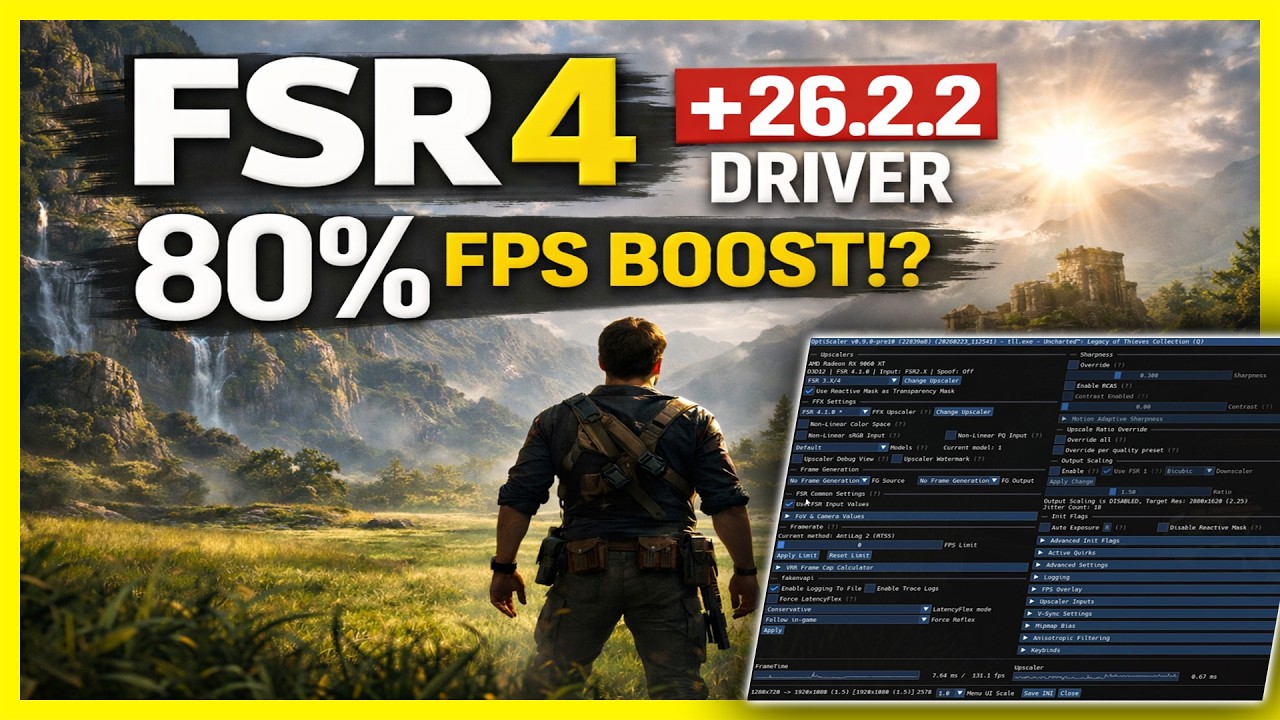 FSR 4.1.0 SIZDIRILDI!! 🔥 | RDNA 26.2.2 Driver + A’dan Z’ye Kurulum Rehberi