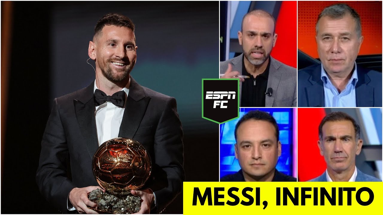 EL MEJOR DE TODOS. Lionel Messi gana su OCTAVO BALÓN DE ORO y sigue haciendo HISTORIA | ESPN FC