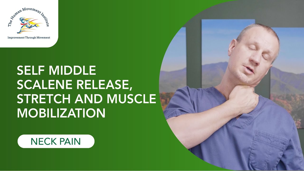 Self Middle Scalene Release, Stretch, and Muscle Mobilization