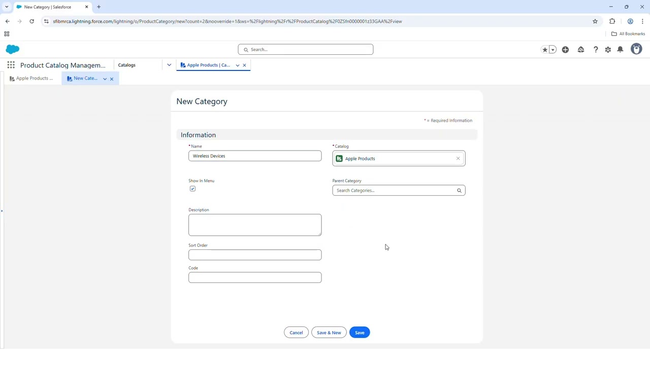 Standalone Product Creation in Revenue Cloud Advance (RCA)