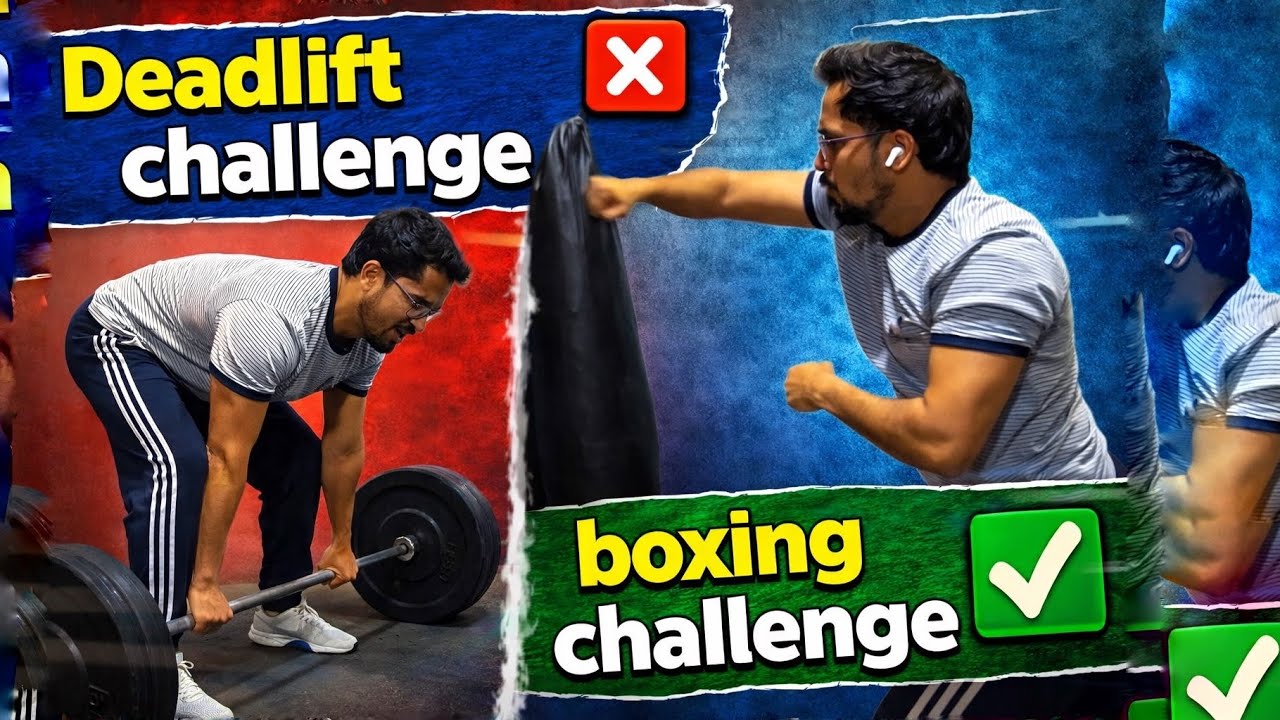 Deadlift challenge lelo guys 😜😎