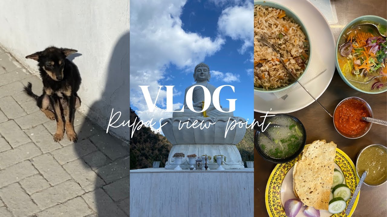 VLOG : A day in Rupa 🌄 Viewpoint visit + random blood test with sister 😂🩸