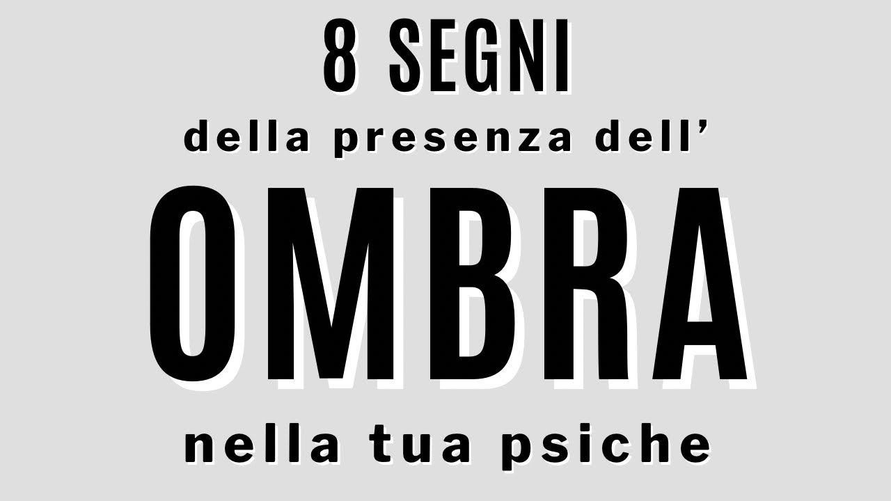 8 segni della presenza dell'ombra nella tua psiche
