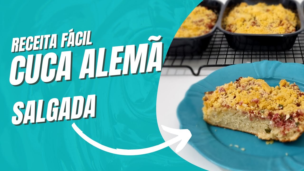 CUCA ALEMÃ SALGADA DE LINGUIÇA