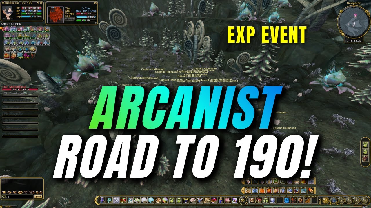 Flyff Universe Arcanist to Max Level 190 With Exp Event | Lawolf Server