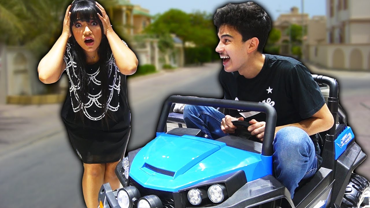 مقلب السيارة في مريوم !!😂(احراج مو طبيعي)