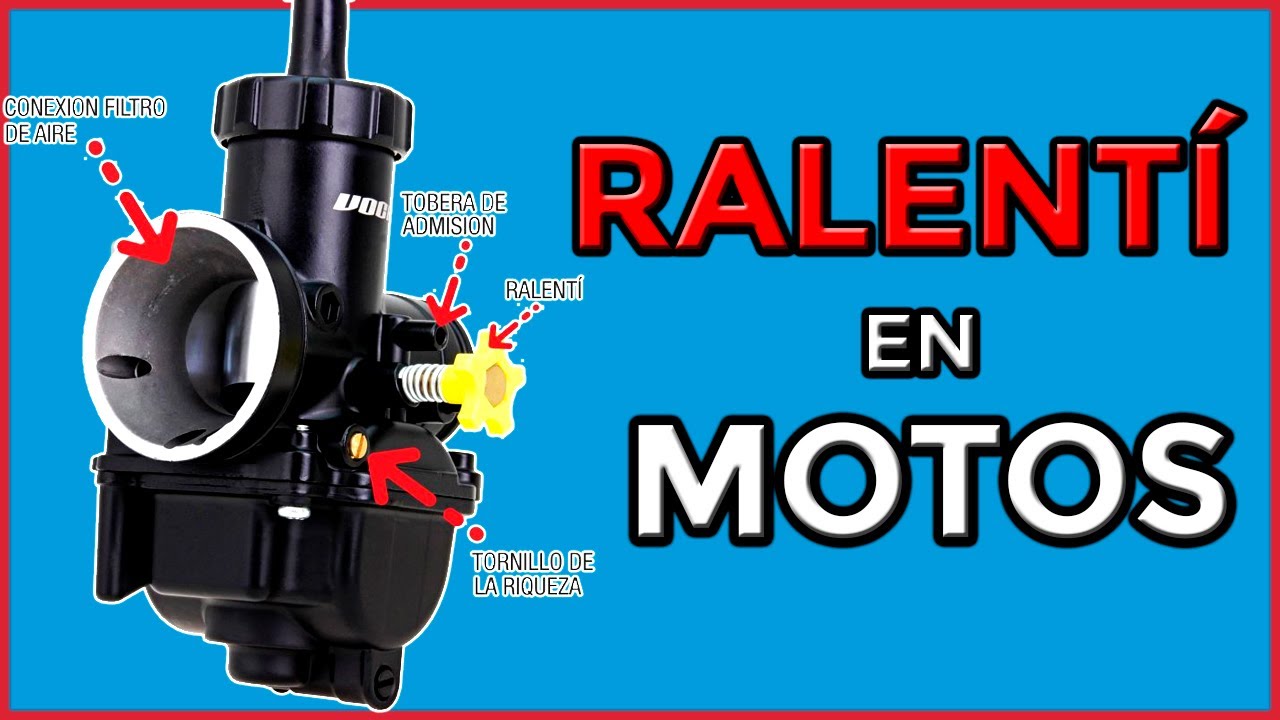 Circuito de RALENT&Iacute; - CARBURACI&Oacute;N como nadie te lo explic&oacute;