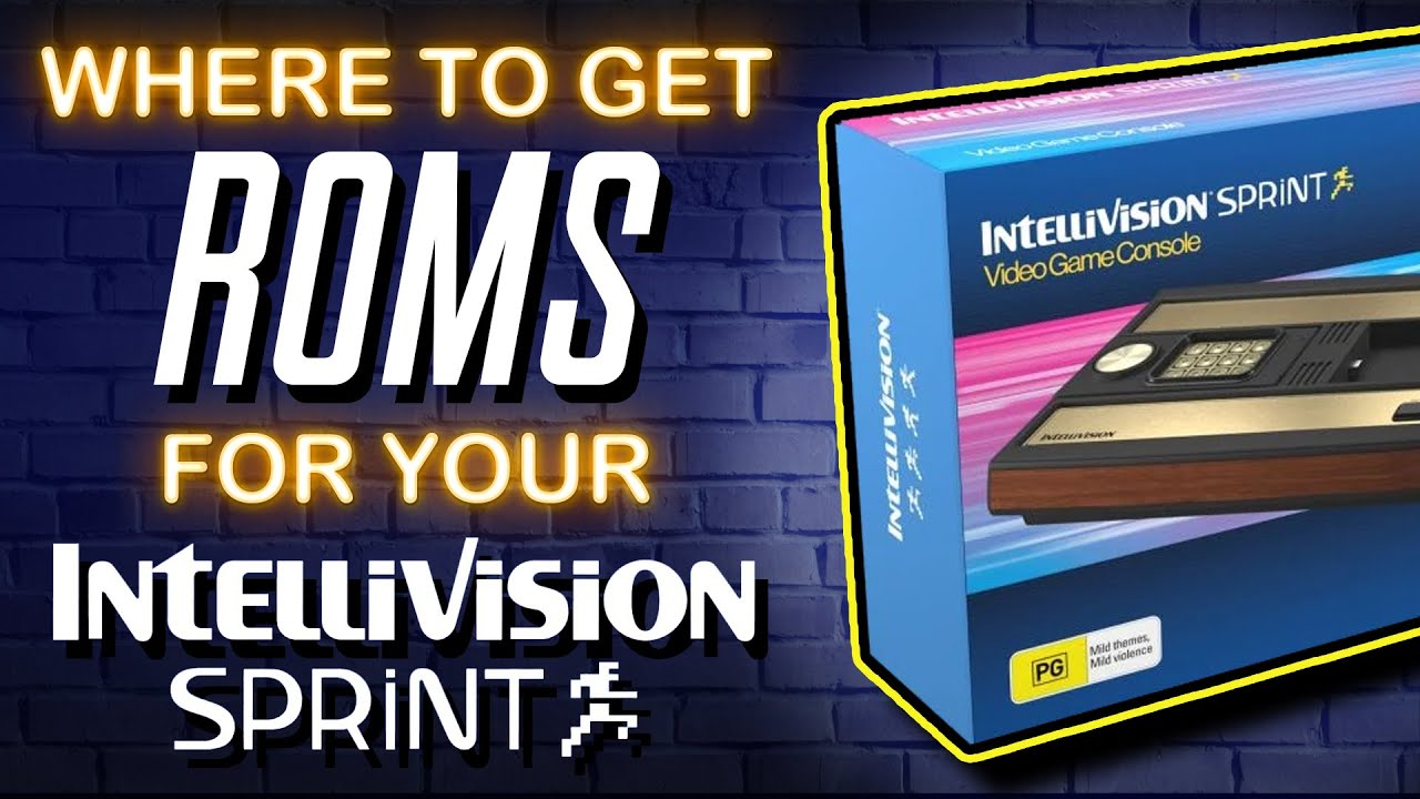Где взять ROM для Intellivision Sprint! Множество БЕСПЛАТНЫХ игр!