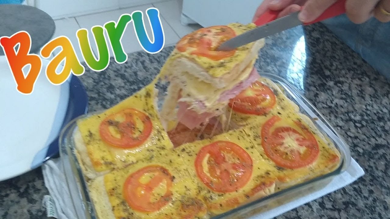 BAURU DE FORNO Receita de Domingo !!!