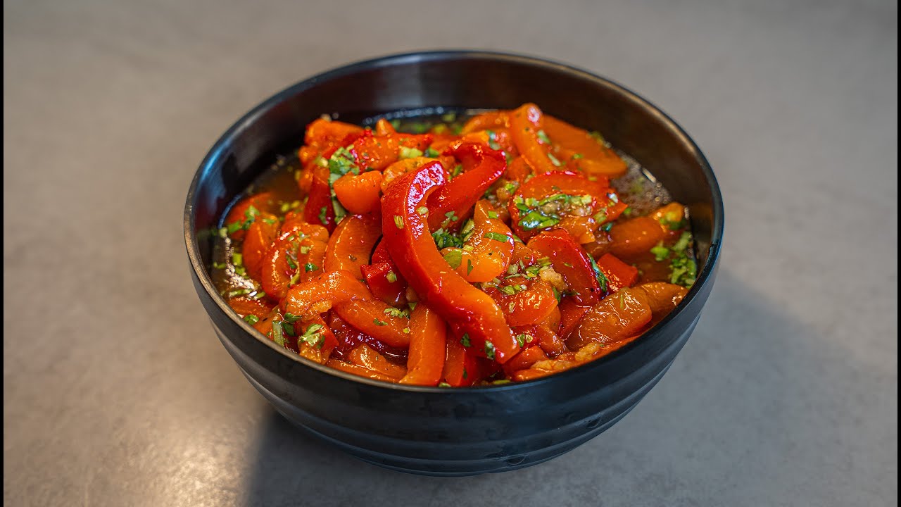 🌶 Вкусная закуска из запеченного перца.