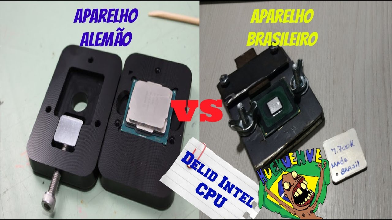 delid processador intel [abrindo o processador]