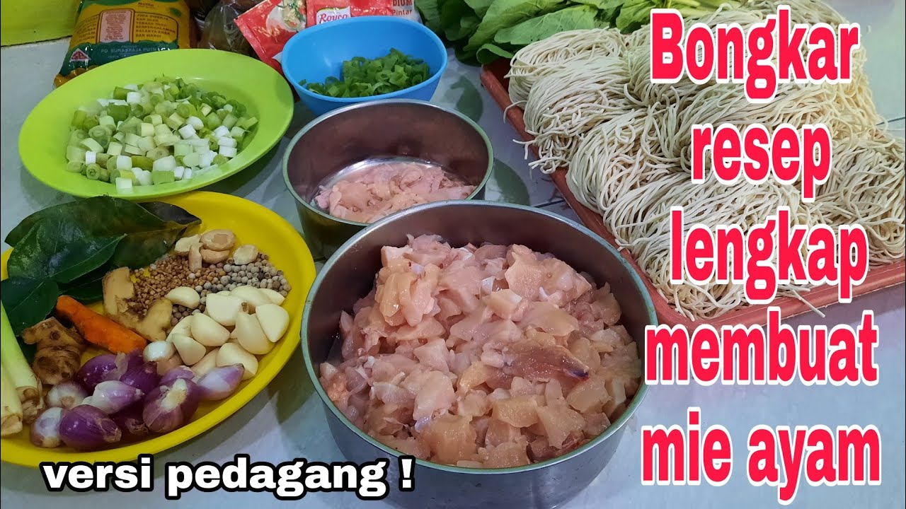 Ide jualan : resep mie ayam jawa wuenakk !
