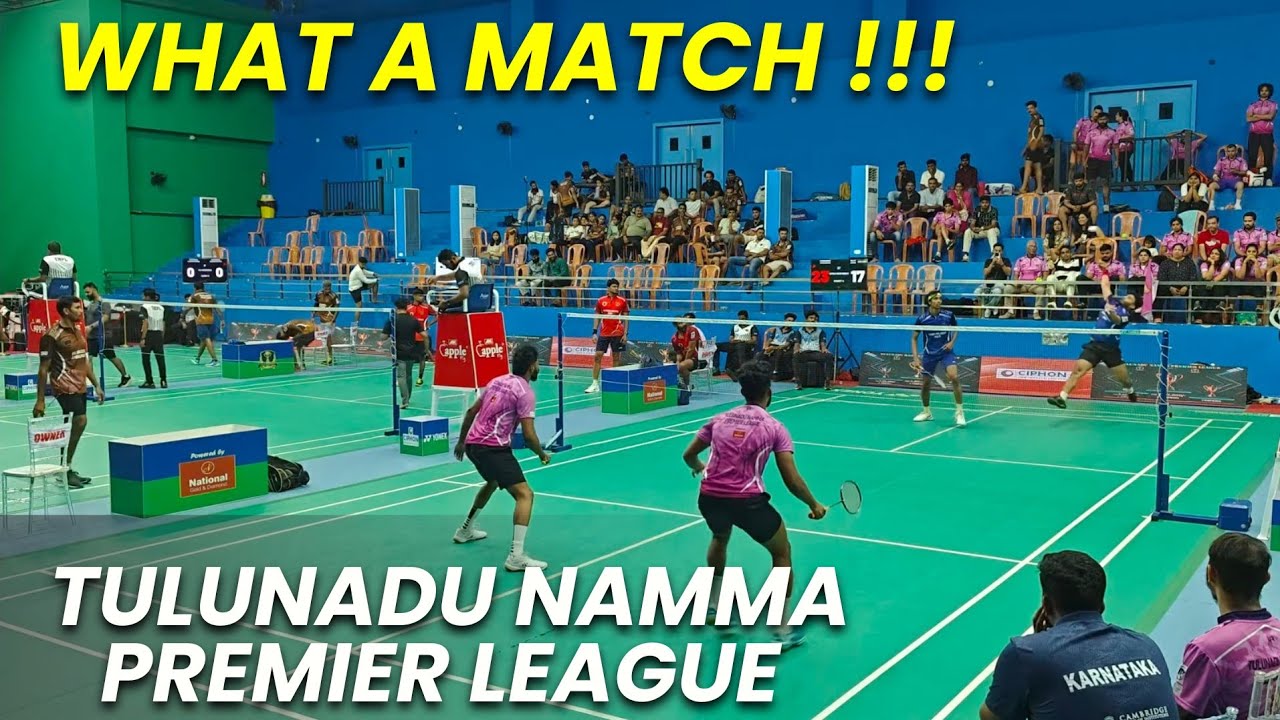 KUSHAL RAJ/ROGIN JACOB vs SANKAR/VIRAJ KUVALE | TULUNADU TNPL LEAGUE BADMINTON 