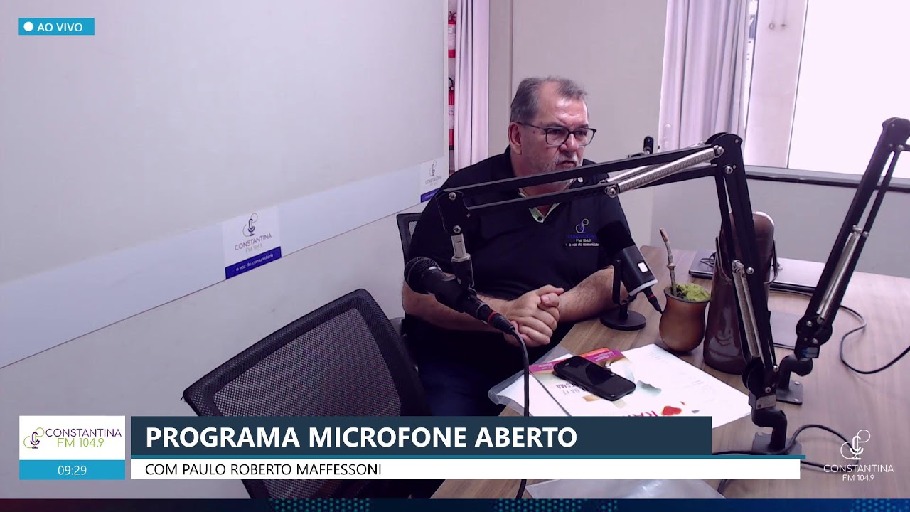 MICROFONE ABERTO DIA 07/03/2026